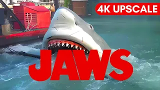 Universal Studios Orlando Florida Jaws Ride in 4K | Upscaled and Enhanced On-Ride Video