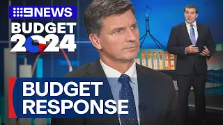 Federal Budget 2024: Opposition responds to budget | 9 News Australia