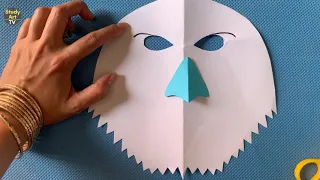 origami ideas / How to make Eagle Mask