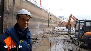 Erstmalig nach 80 Jahren auf dem Grund der Schleuse Bernburg