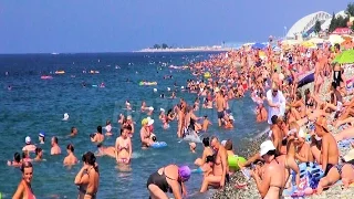 Black Sea beaches in Russia 2014