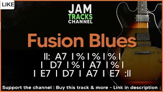 Blues Fusion / Rhumba Feel Backing Track Jam in A