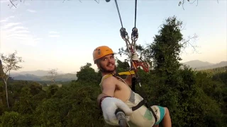 Tubing & Zip Lining, Vang Vieng - Laos