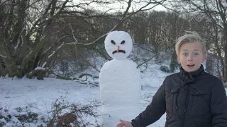 Angry Snowman PRANK!!