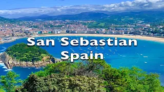 San Sebastian, Spain, La Concha Beach, Ondarreta Beach, Zurriola Beach, Mount Igeldo and Ulia