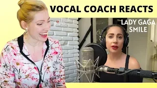 Vocal Coach Reacts: LADY GAGA 'Smile' Together At Home Performance