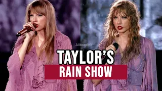 Taylor Swift Rain Show at the ERAS TOUR #taylorswift #theerastour