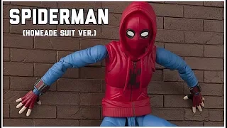 Tamashii Nation SH Figuarts Spider-Man Homecoming: Spiderman Home Made Suit Ver Action Figure Review