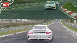 3 x Megane RS + Porsche GT3 991 - BTG 7:48 min in traffic on a Tourist Sunday