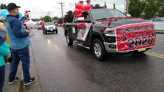 Jett in Stanwood High School graduation parade 2020