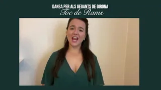 Versió de Laura Ruhí de "La dansa per als Gegants de Girona" de Joaquim Pla i Dalmau