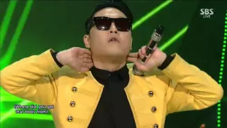 PSY   ‘DADDY’ 1220 SBS Inkigayo   NO 1 OF THE WEEK