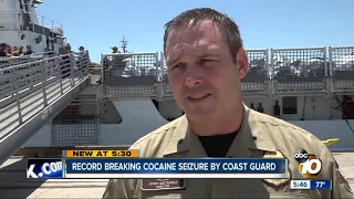 US Coast Guard offloads 13 tons of cocaine seized in Pacific Ocean operation