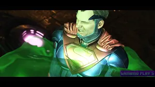 Superman Breaks Green Lantern's Hand Scene