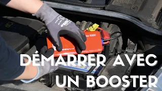 Batterie à plat ? 😱 Comment démarrer à l'aide d'un booster ?