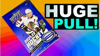 ACTUAL HUGE CARD PULLED! - 2021-22 Upper Deck Series 2 Hockey Hobby Box Break #3