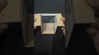 DIY Simple 3D hologram with cardboard #shorts #youtubeshorts #how #howto #diy #battery