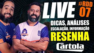 🔴 RODADA 07 - LIVE DICAS - CARTOLA FC 2024 - ANÁLISE, ESTUDO, INFORMAÇÃO E RESENHA!