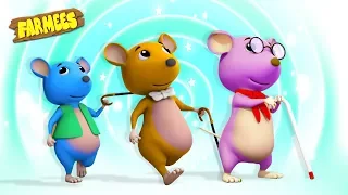 Three Blind Mice | Nursery Rhymes And Kids Songs | Videos For Babies
