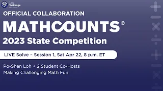 MATHCOUNTS 2023 State Competition Live Solve 1