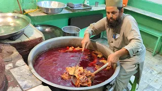 Street Food in Peshawar - Shiekh Siri Paye | Peshawari Nashta | Cow Head & Legs Fry | Peshawari Paye