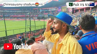 Pak🇵🇰 vs Nz🇳🇿  || World Cup 2023 || chinnaswamy stadium || Funny vlog😅