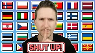 How To Say "SHUT UP!" in 30 Different Languages