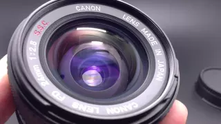 Canon FD 24mm F2.8 S.S.C.
