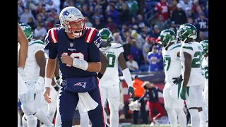 Mac Jones - All Completed Passes & + Runs - NFL 2021 Week 7 - New England Patriots vs New York Jets