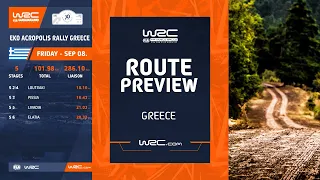 Route Preview | WRC EKO Acropolis Rally Greece 2023