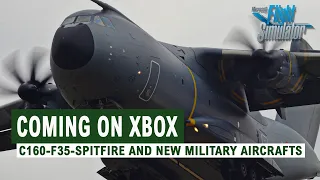 Futur military aircrafts and updates on Xbox for Microsoft Flight Simulator