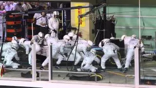 F1 Williams pit stop - Abu Dhabi 2014 HD