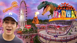 CLIFTON HIll, Niagara Falls (Full Overview) | Skywheel, Dinosaur Golf, Speedway + More!
