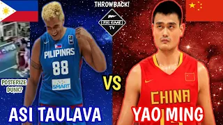 Asi Taulava vs Yao Ming l Philippines vs China l 2002 Busan Asian Games l Asia's Best Center Battle!