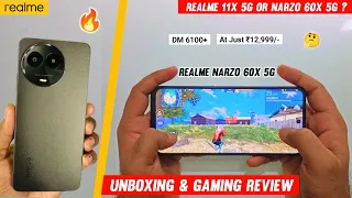 REALME NARZO 60X 5G FREE FIRE TEST, FF GAMEPLAY ULTRA GRAPHICS, UNBOXING⚡BETTER THAN REALME 11X 5G ?