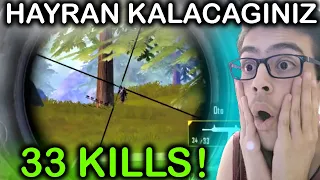 HAYRAN KALACAĞINIZ EFSANE MAÇ! 😱 33 KILLS!! BU MAÇ KAÇMAZ ONE MAN SQUAD LİVİK GAMEPLAY | PUBG MOBILE