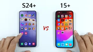 Samsung S24 Plus vs iPhone 15 Plus | SPEED TEST