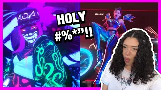 FIRST TIME REACTING TO K/DA! 'POP/STARS' & 'MORE' REACTION!!