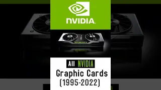 Evolution of NVIDIA Graphic Cards (1995-2022) #shorts #techytalky #nvidia