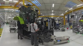 CLAAS | Traktorenwerk Le Mans. 360° Film.