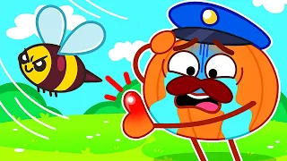 Police Officer Got a Boo-Boo 😭🚑 | Kids Songs And Nursery Rhymes by VocaVoca Berries #kidssongs #bees