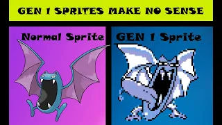 Gen 1 Sprites Make NO SENSE