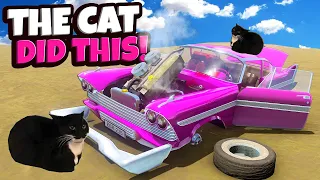 I Crashed My Car with Too Many DINGUS CATS in The Long Drive Mods!