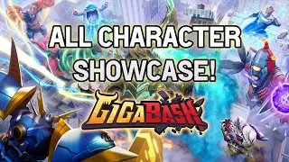 ALL CHARACTERS ATTACKS, TAUNTS, & SUPERS! (GigaBash)