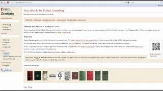 Project Gutenberg -- find a book