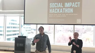 Social Impact Hackathon - Welcoming by Prof. Mike Grandinetti