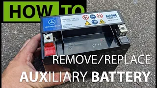 HOW TO Remove & Replace Mercedes Auxiliary Battery