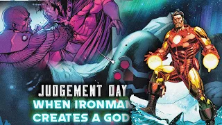A.X.E Judgement day|| Ironman Creates A GOD|| Complete Story in hindi @ComicsComunity