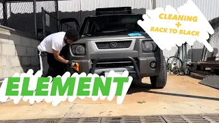 Cleaning my Car | Meguires Back to Black | Honda Element