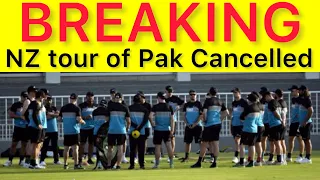 BIG BREAKING | NZ tour of Pakistan Cancelled | New Zealand Team leaving Airport | Pak vs NZ